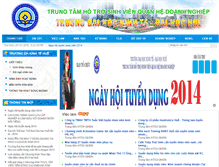 Tablet Screenshot of hotrosinhvien.hce.edu.vn
